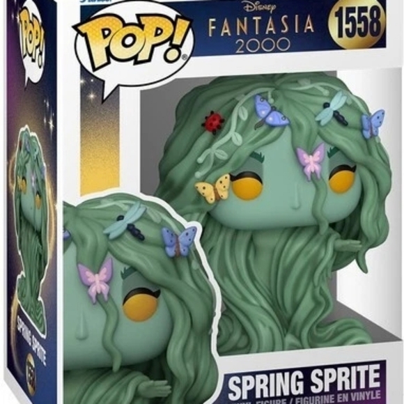 Funko Pop Fantasia Spring Sprite with Green Hair and Butterflies - Picture 1 of 3